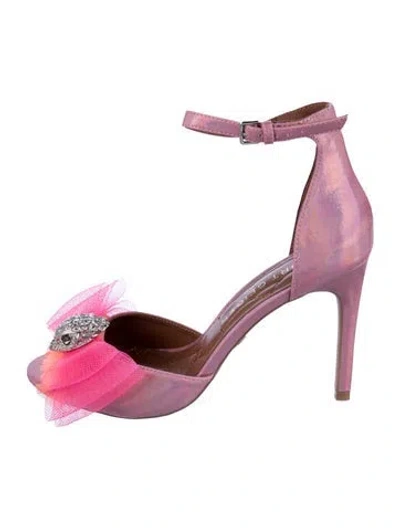 Pre-owned Kurt Geiger Leather Sandals In Pink