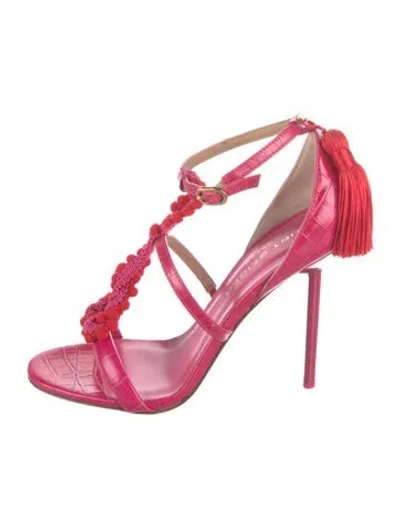 Pre-owned Kurt Geiger Leather Sandals In Pink