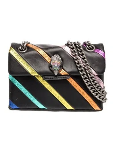 Pre-owned Kurt Geiger Leather Shoulder Bag In Black