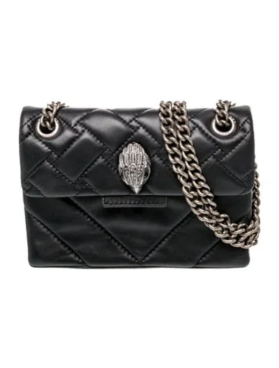 Pre-owned Kurt Geiger Leather Shoulder Bag In Black
