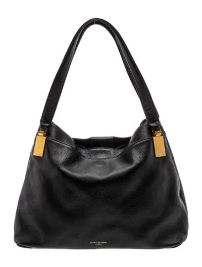 Pre-owned Kurt Geiger Leather Shoulder Bag In Black