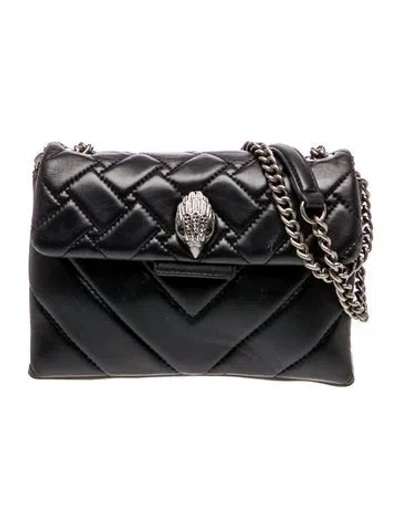 Pre-owned Kurt Geiger Leather Shoulder Bag In Black