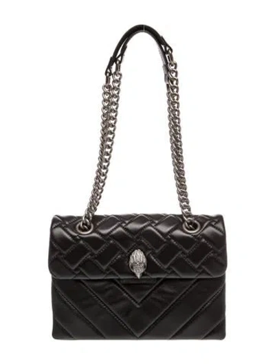 Pre-owned Kurt Geiger Leather Shoulder Bag In Black