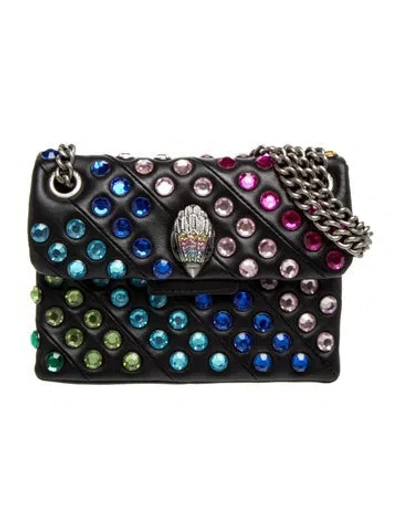 Pre-owned Kurt Geiger Leather Shoulder Bag In Black