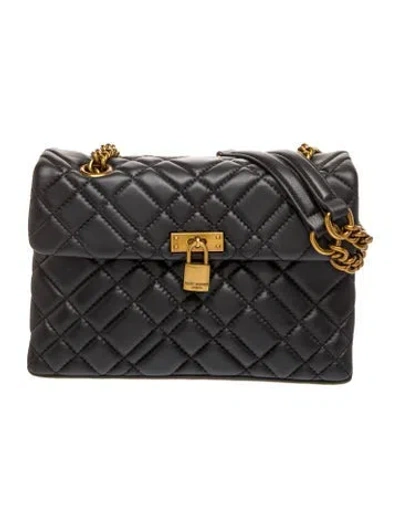 Pre-owned Kurt Geiger Leather Shoulder Bag In Black