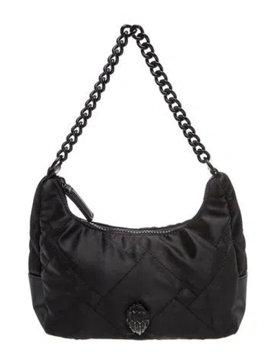 Pre-owned Kurt Geiger Leather Shoulder Bag In Black
