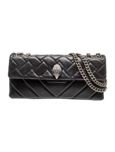 Pre-owned Kurt Geiger Leather Shoulder Bag In Black