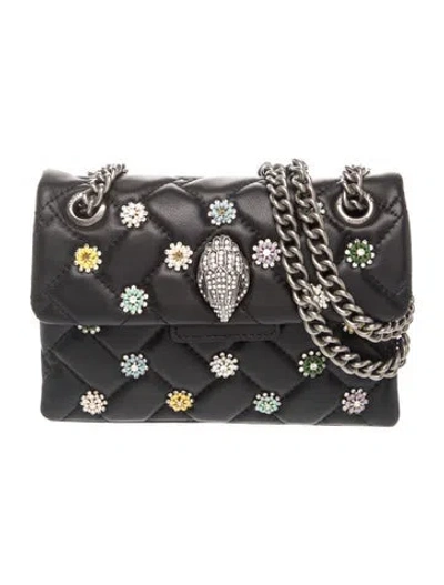 Pre-owned Kurt Geiger Leather Shoulder Bag In Black