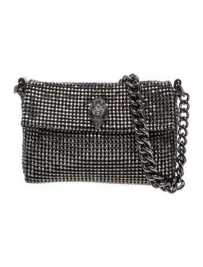 Pre-owned Kurt Geiger Leather Shoulder Bag In Black