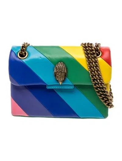 Pre-owned Kurt Geiger Leather Shoulder Bag In Blue