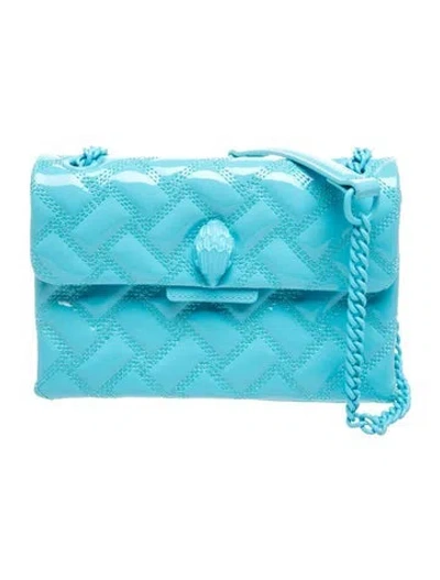 Pre-owned Kurt Geiger Leather Shoulder Bag In Blue