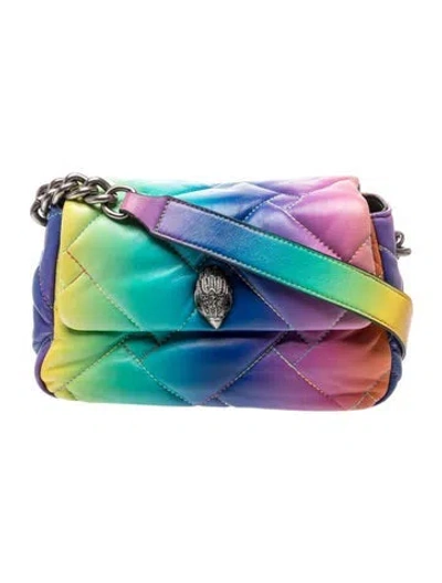 Pre-owned Kurt Geiger Leather Shoulder Bag In Blue