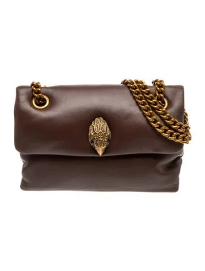 Pre-owned Kurt Geiger Leather Shoulder Bag In Brown