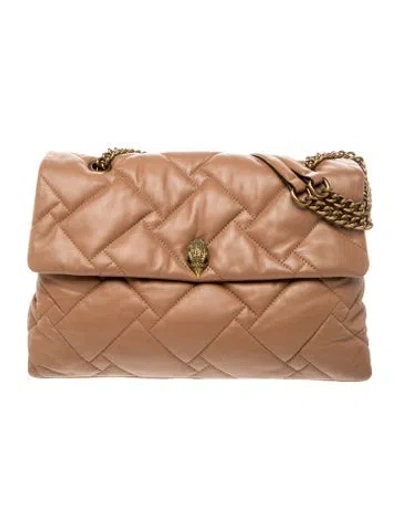 Pre-owned Kurt Geiger Leather Shoulder Bag In Brown
