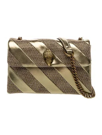 Pre-owned Kurt Geiger Leather Shoulder Bag In Green