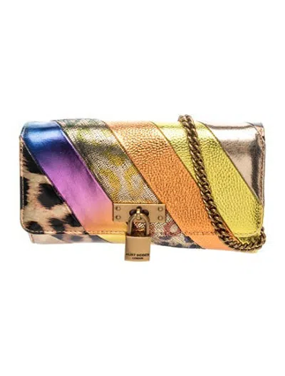 Pre-owned Kurt Geiger Leather Shoulder Bag In Multicolor