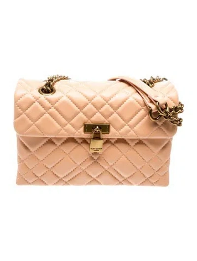 Pre-owned Kurt Geiger Leather Shoulder Bag In Neutral
