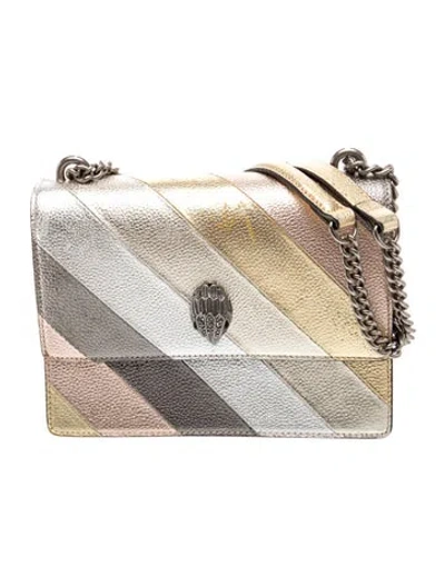 Pre-owned Kurt Geiger Leather Shoulder Bag In Neutral