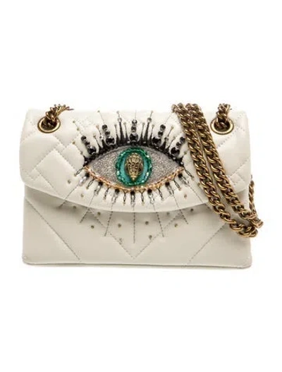 Pre-owned Kurt Geiger Leather Shoulder Bag In Neutrals