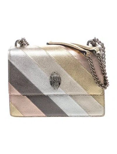 Pre-owned Kurt Geiger Leather Shoulder Bag In Neutrals