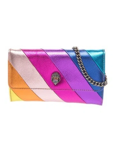 Pre-owned Kurt Geiger Leather Shoulder Bag In Pink