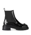 Kurt Geiger Sloane Eagle-head Chelsea Boot In Black