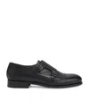 Kurt Geiger Leather Sloane Monk Shoes In Black