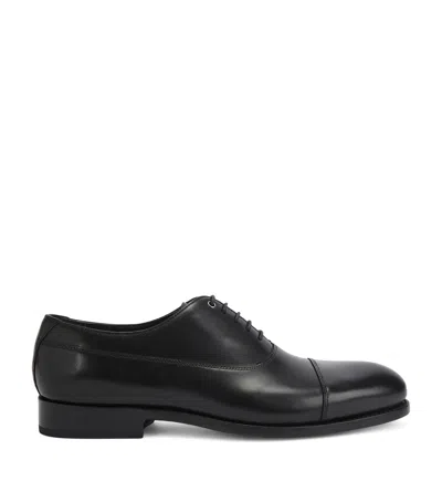 Kurt Geiger Leather Sloane Oxford Shoes In Black