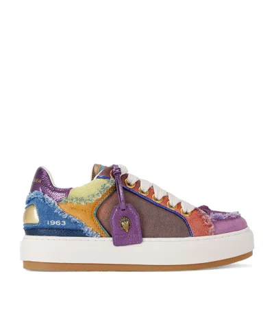 Kurt Geiger Leather Southbank Tag Sneakers In Other