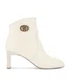 Kurt Geiger London Leather Bootie In Beige