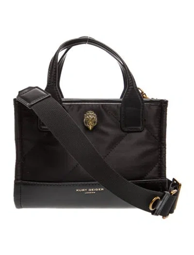 Pre-owned Kurt Geiger Leather Top Handle Bag In Black