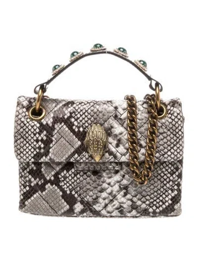 Pre-owned Kurt Geiger Leather Top Handle Bag In Neutrals