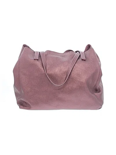 Pre-owned Kurt Geiger Leather Tote Bag In Burgundy