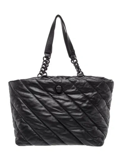 Pre-owned Kurt Geiger Leather Tote In Black
