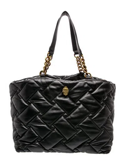 Pre-owned Kurt Geiger Leather Tote In Black