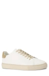 Kurt Geiger London Mens Taupe Comb Lennon Logo-embossed Leather Low-top Trainers In Open Beige