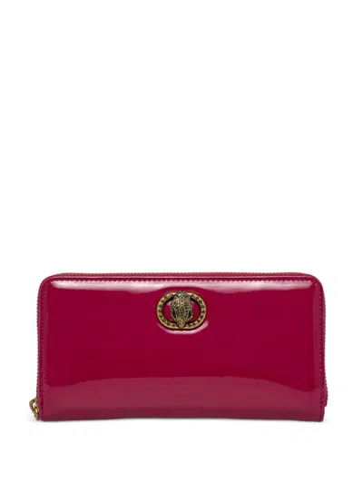Kurt Geiger Logo-plaque Wallet In Pink