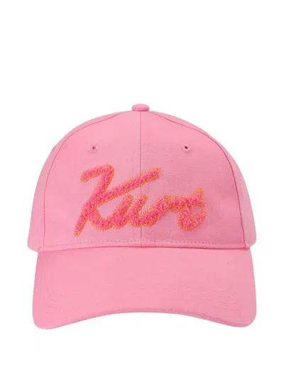Kurt Geiger Logo-embroidered Baseball Cap In Pink