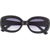 Kurt Geiger London 50mm Oval Sunglasses