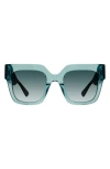 Kurt Geiger London 50mm Square Sunglasses In Green
