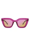 Kurt Geiger London 51mm Cat Eye Sunglasses In Pink