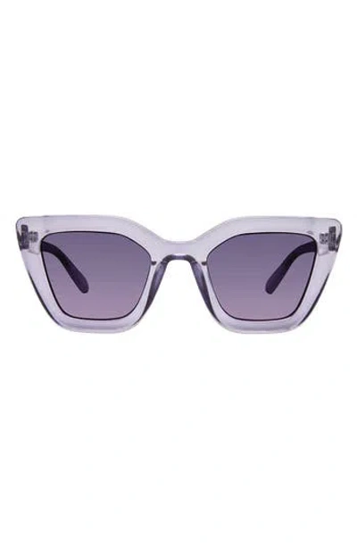 Kurt Geiger London 51mm Cat Eye Sunglasses In Blue