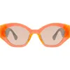 Kurt Geiger London 51mm Round Sunglasses In Xtl Fluorescent