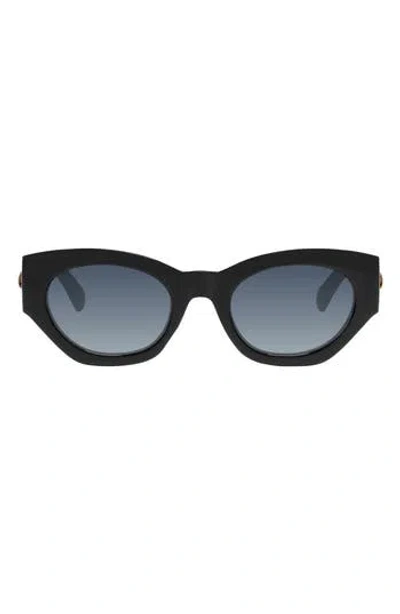 Kurt Geiger London 52mm Cat Eye Sunglasses In Black