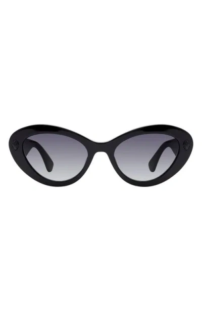 Kurt Geiger Cat Eye Sunglasses, 60mm In Black