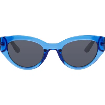 Kurt Geiger London 52mm Cat Eye Sunglasses In Metallic