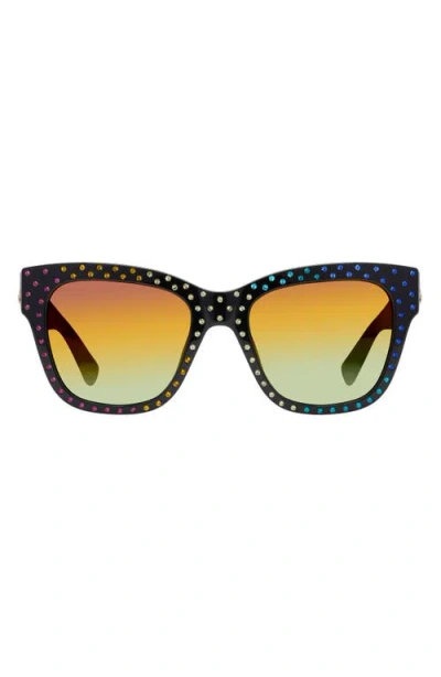 Kurt Geiger London 52mm Cat Eye Sunglasses In Blue
