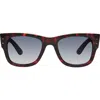 Kurt Geiger London 52mm Square Sunglasses In Black