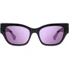 Kurt Geiger London 53mm Cat Eye Sunglasses In Multi