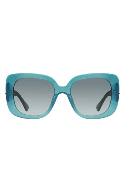 Kurt Geiger London 53mm Gradient Butterfly Sunglasses In Blue